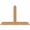 Ekena Millwork Portland Timber Gable Bracket, Western Red Cedar, 36"W x 24"H x 3 1/2"D x 3 1/2"F, 16/12 Pitch GBW036X24X0404POR00SWR - alternate 1